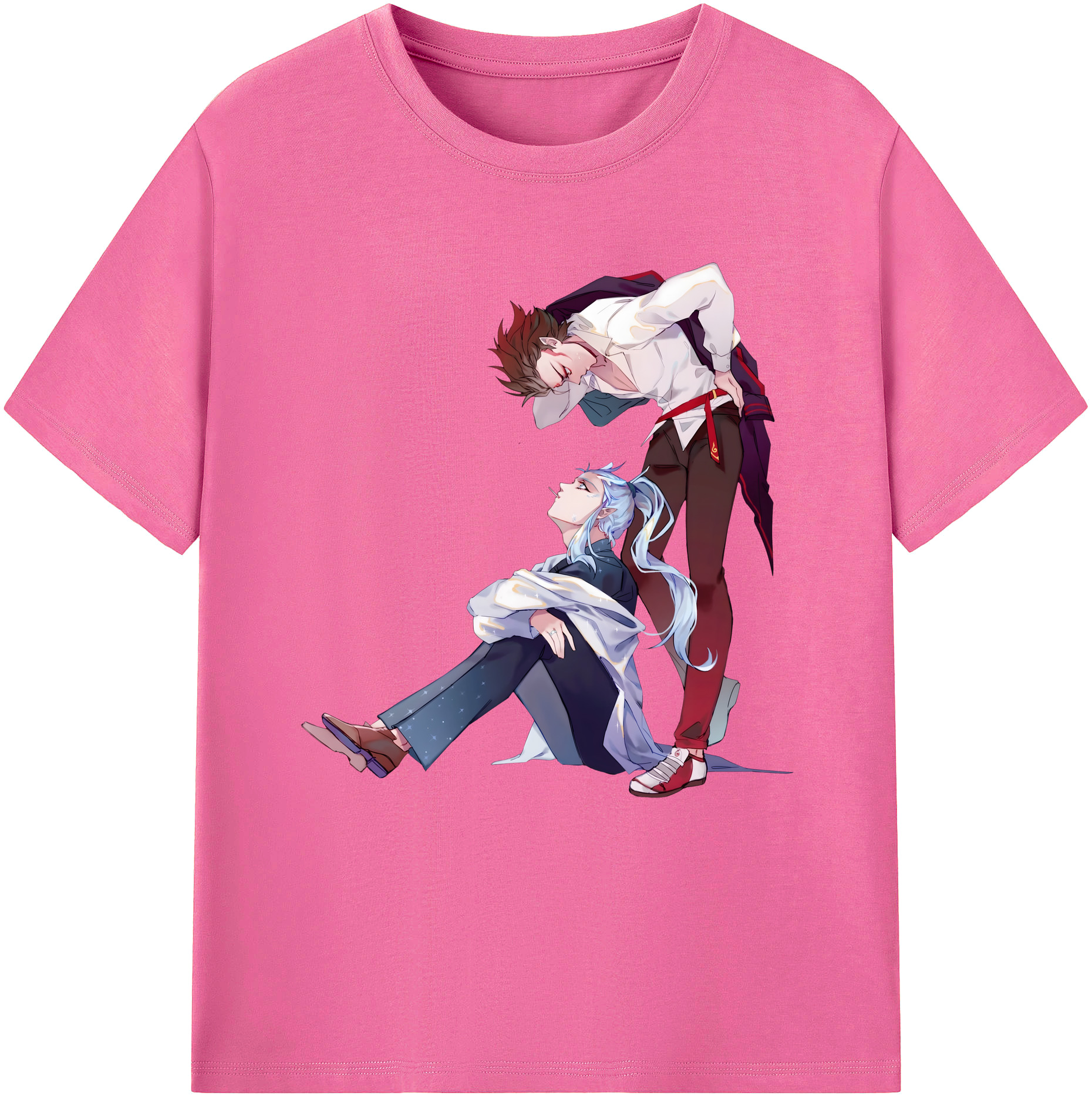 （画像用） Ne Zha 2 ナタ 魔童の大暴れ レディースカジュアルプリントTシャツ（綿100％）